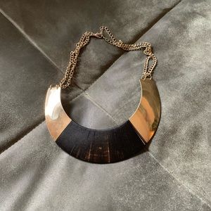 Gold and Black Necklace